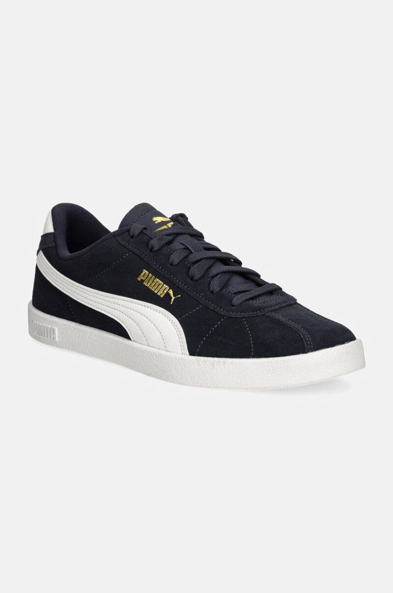 Puma sneakers din piele intoarsă Puma Club II culoarea albastru marin