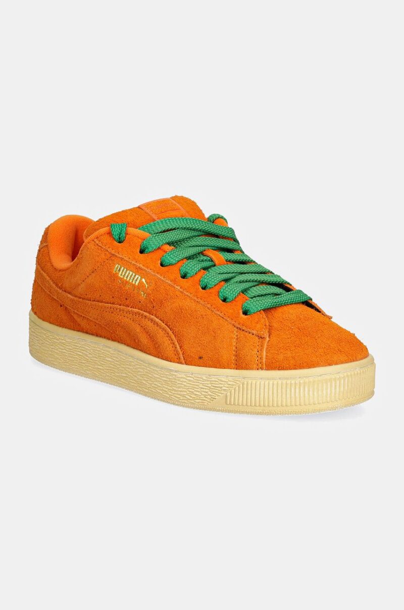 Puma sneakers din piele intoarsă Suede XL CARROTS culoarea portocaliu