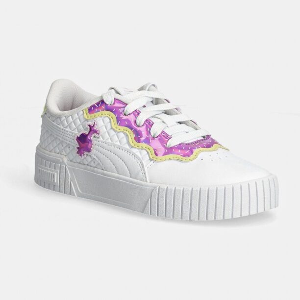 Puma sneakers pentru copii Carina 2.0 Trolls 2 culoarea alb