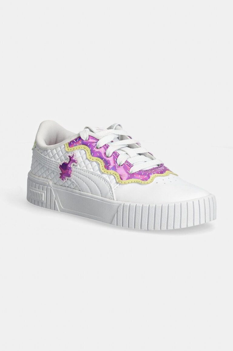 Puma sneakers pentru copii Carina 2.0 Trolls 2 culoarea alb