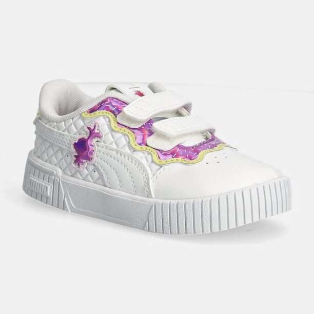 Puma sneakers pentru copii Carina 2.0 Trolls 2 culoarea alb