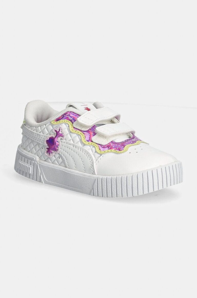 Puma sneakers pentru copii Carina 2.0 Trolls 2 culoarea alb