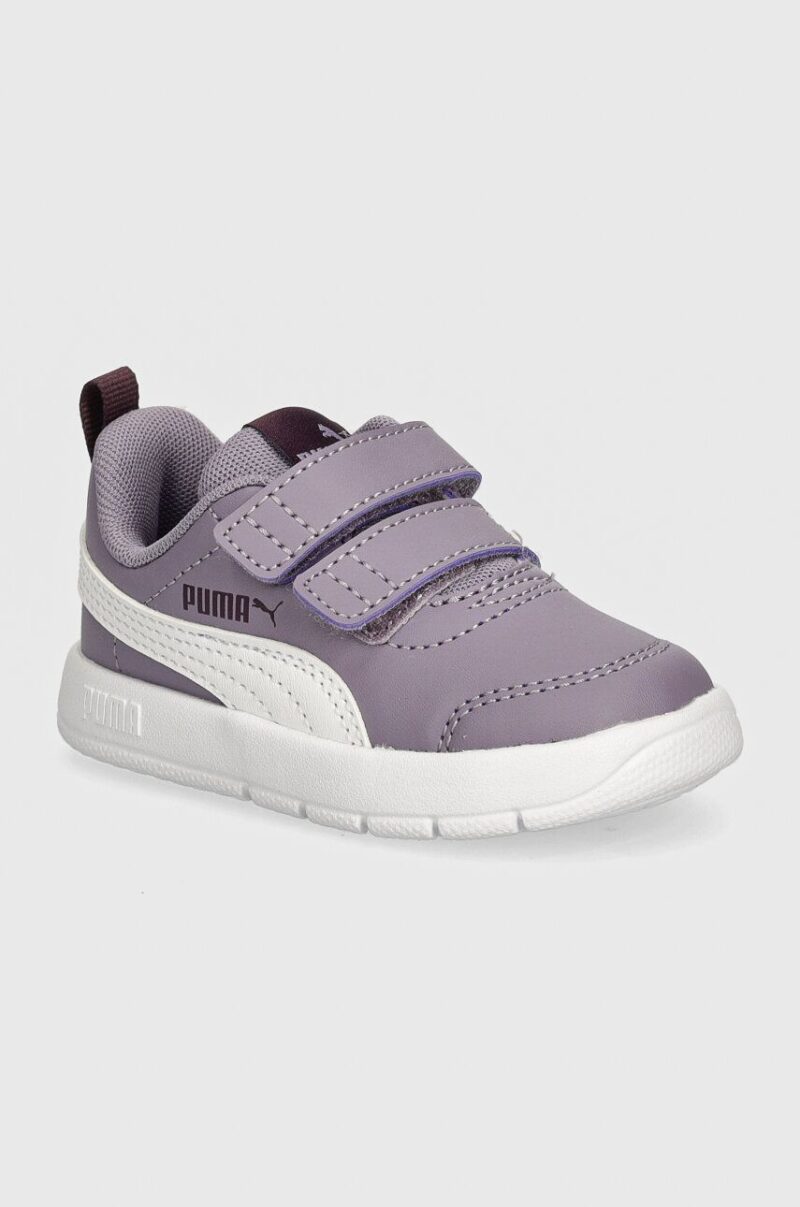 Puma sneakers pentru copii Courtflex V3 V culoarea violet