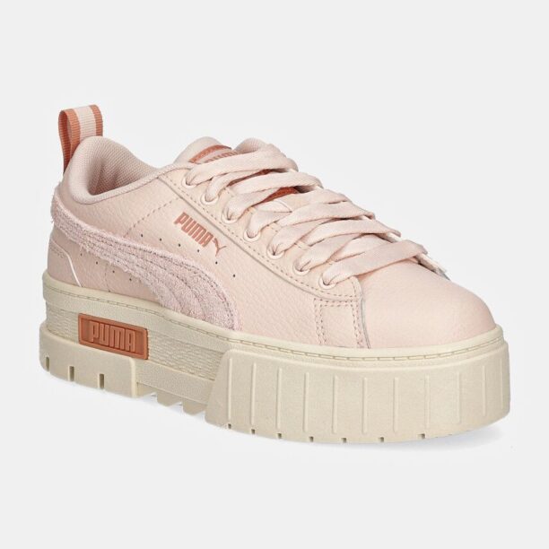 Puma teniși din piele copii Mayze Dusty Summer culoarea roz