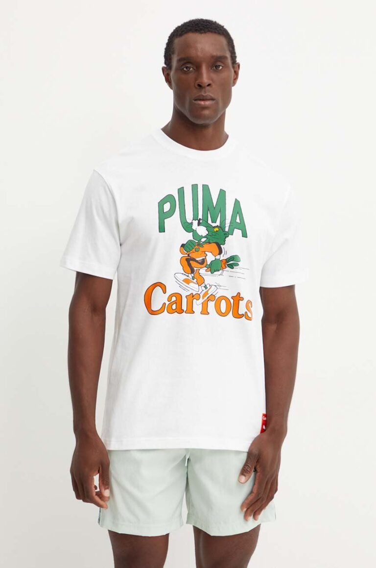 Puma tricou din bumbac PUMA X CARROTS Graphic Tee barbati