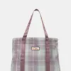 Quiksilver poseta Plaid Winter Bag culoarea roz