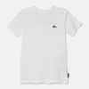 Quiksilver tricou de bumbac pentru copii BASIC SS TEE culoarea alb