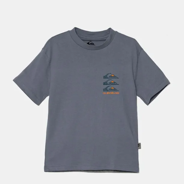 Quiksilver tricou de bumbac pentru copii VERTICAL LOGOS cu imprimeu