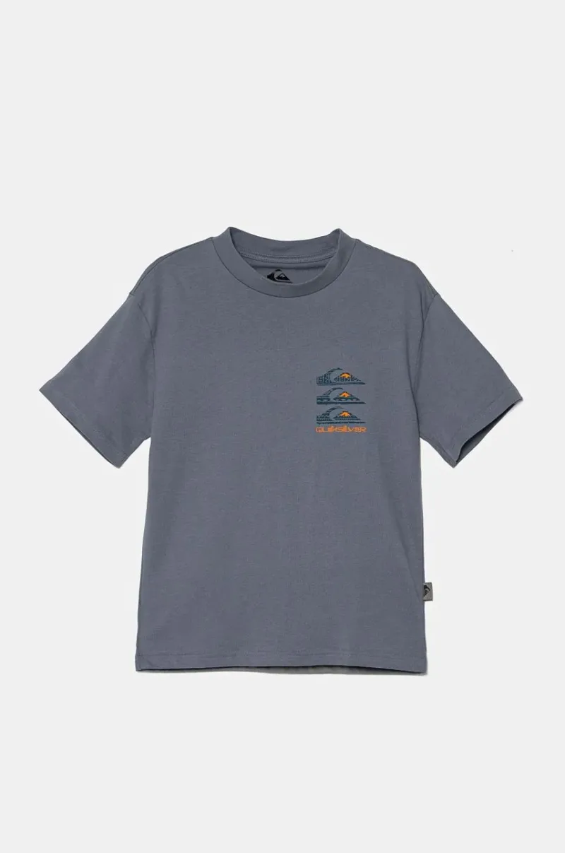 Quiksilver tricou de bumbac pentru copii VERTICAL LOGOS cu imprimeu