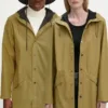 Rains geaca de ploaie Long Jacket W3 culoarea verde