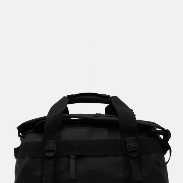 Rains geanta Texel Duffel Bag Mini W3 culoarea negru