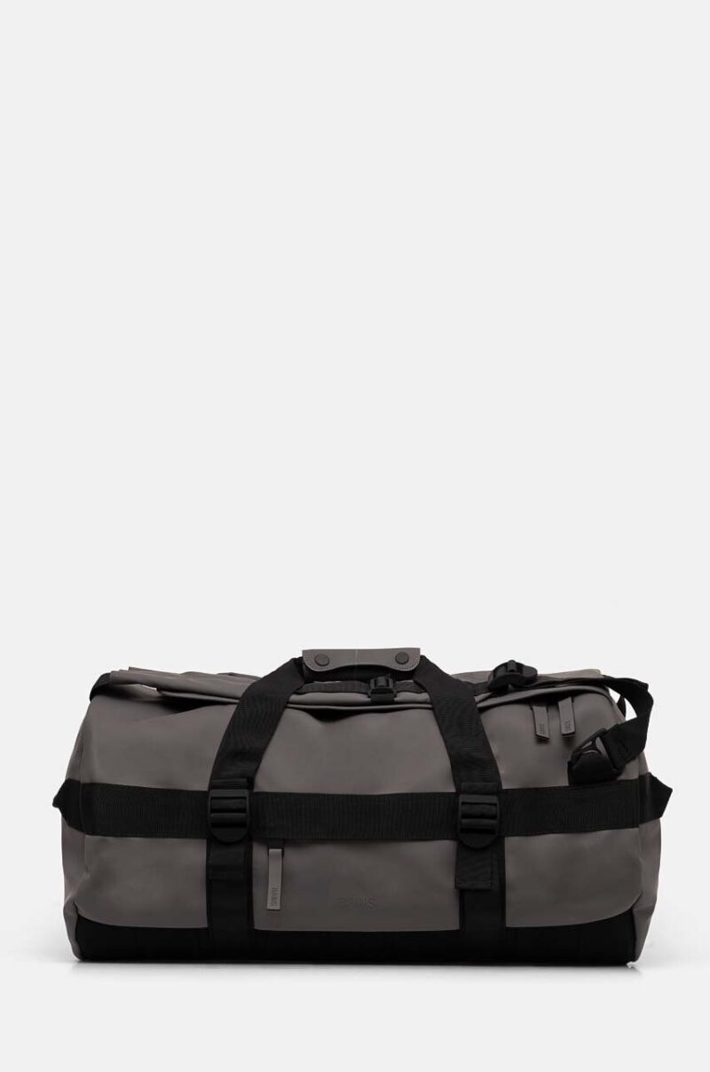 Rains geanta Texel Duffel Bag W3 culoarea gri