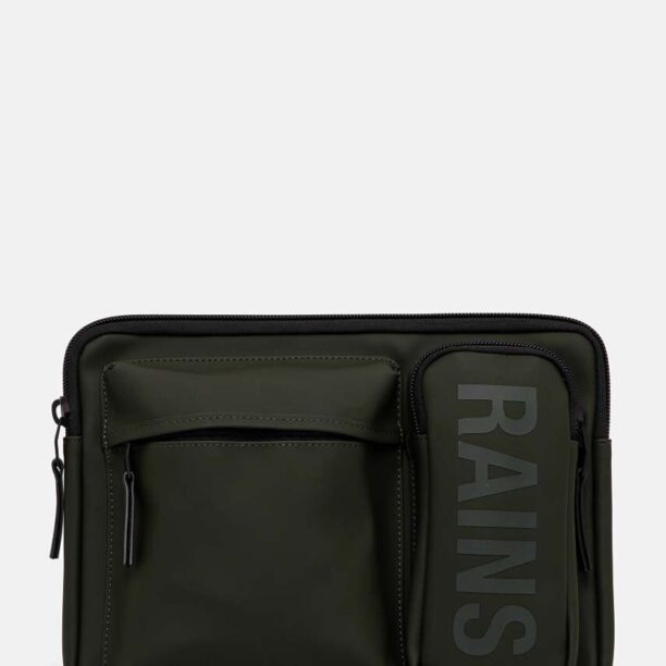 Rains husa laptop Texel Laptop Case 13"/14" W1 culoarea verde