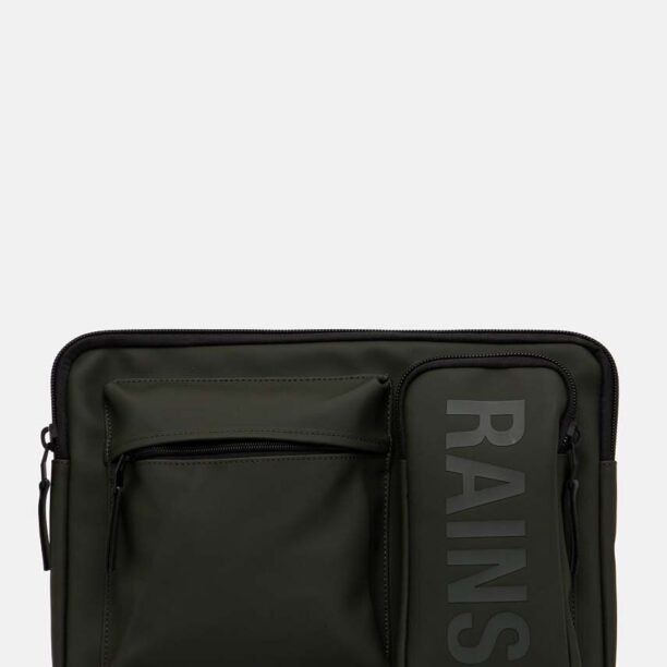 Rains husa laptop Texel Laptop Case 15"/16" W1 culoarea verde