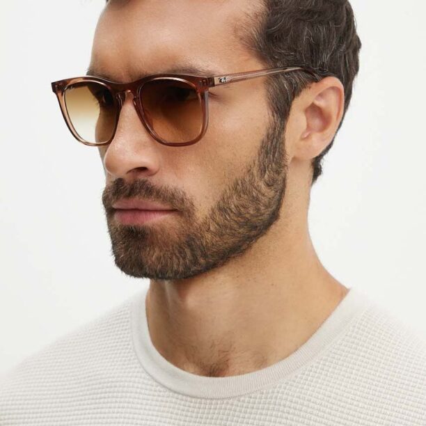 Ray-Ban ochelari de soare culoarea bej