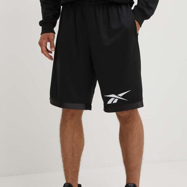 Reebok Classic pantaloni scurți de antrenament Basketball culoarea negru