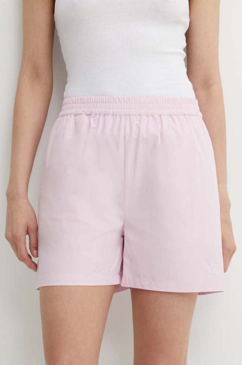 Résumé pantaloni scurti din bumbac AllanRS Shorts culoarea roz