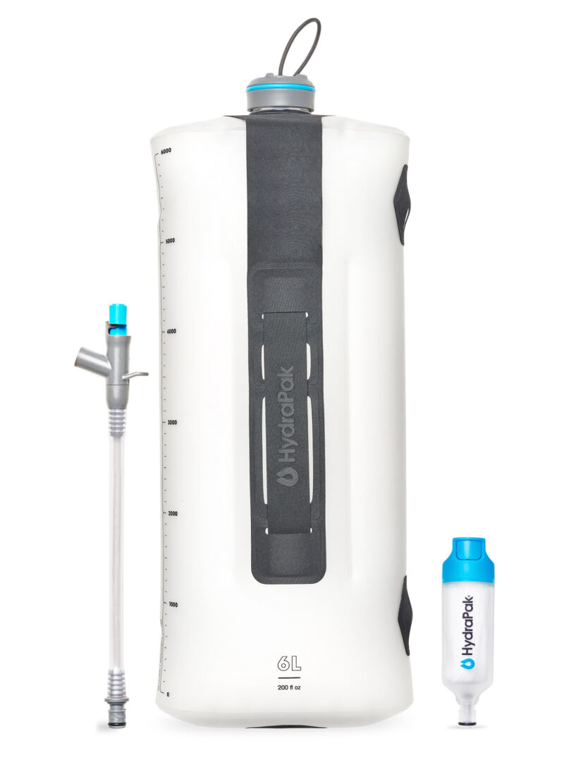 Rezervor apă HydraPak Seeker+ 6L Gravity Filter Kit - clear