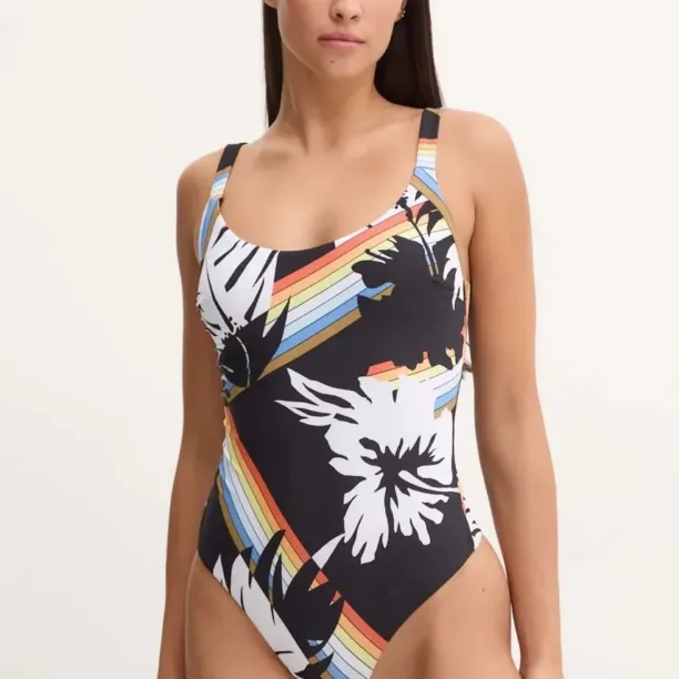 Rip Curl costum de baie dintr-o bucată Hoffman Cheeky culoarea negru