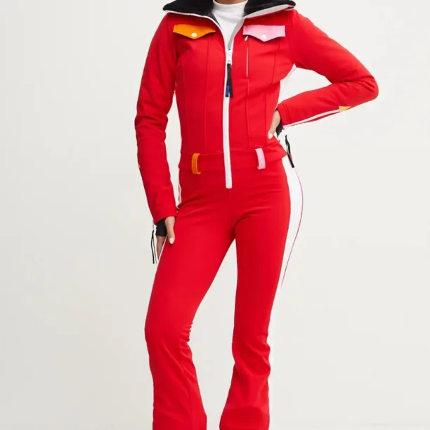 Rossignol costum de ski Sublime x JCC culoarea rosu