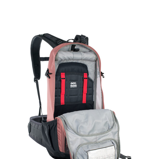 Original Rucsac ciclism Evoc FR Enduro 16 - dusty pink/carbon grey