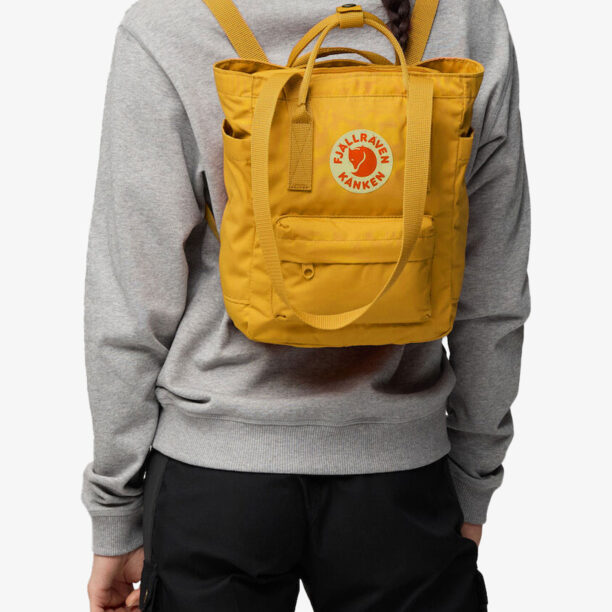 Rucsac de oras Fjallraven Kanken Totepack Mini - ochre preţ