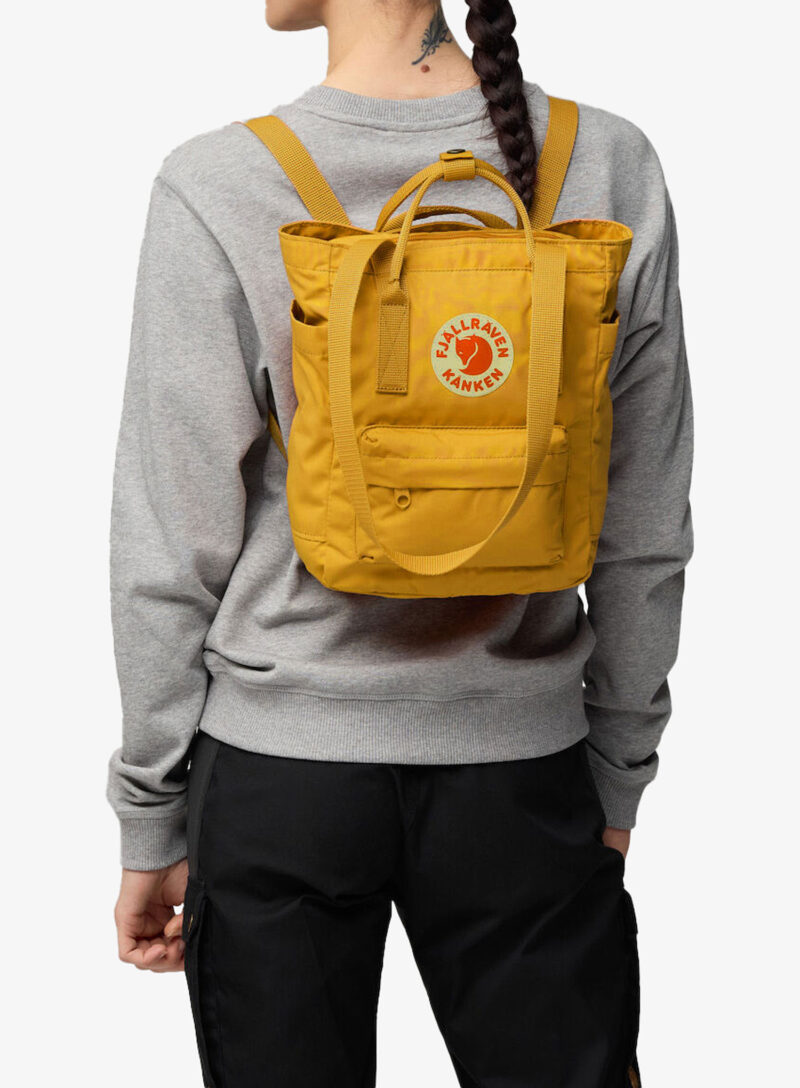 Rucsac de oras Fjallraven Kanken Totepack Mini - ochre preţ