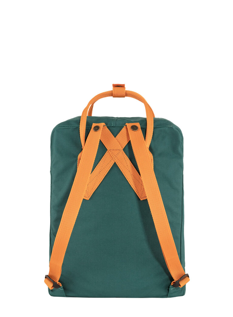 Rucsac de oras Fjallraven Kanken - arctic green/spicy orange preţ