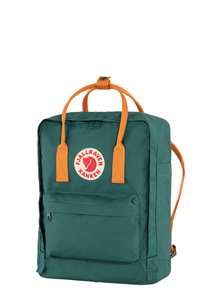 Cumpăra Rucsac de oras Fjallraven Kanken - arctic green/spicy orange