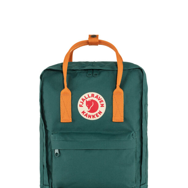 Rucsac de oras Fjallraven Kanken - arctic green/spicy orange