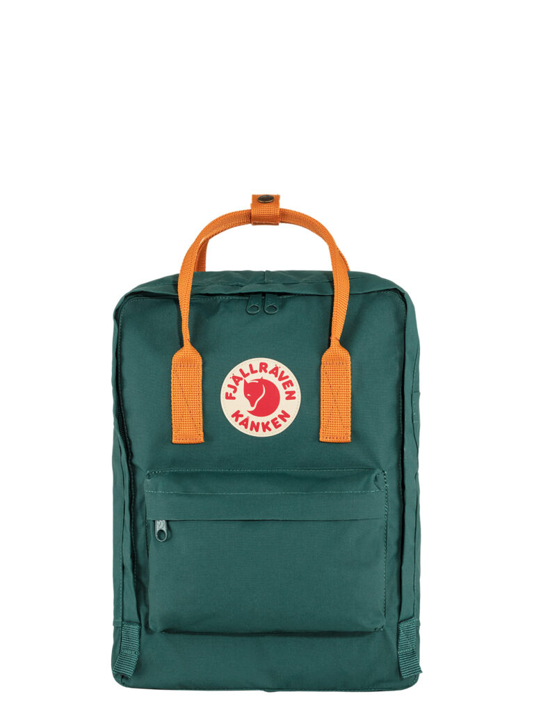 Rucsac de oras Fjallraven Kanken - arctic green/spicy orange