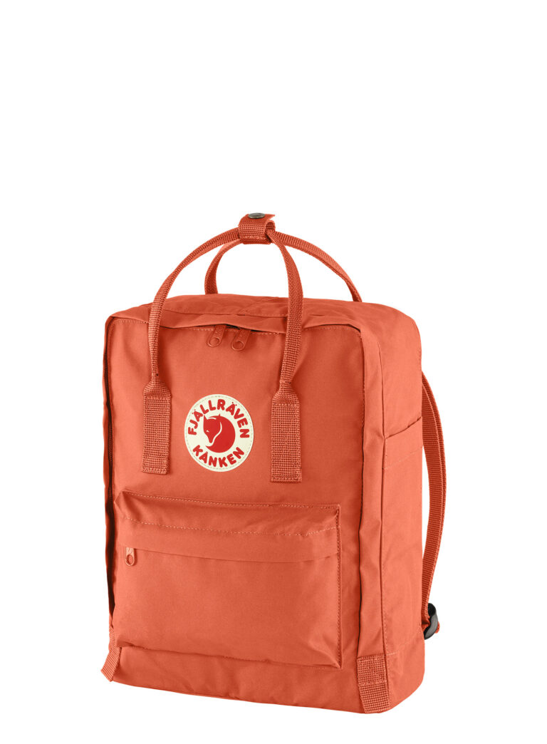 Original Rucsac de oras Fjallraven Kanken - rowan red