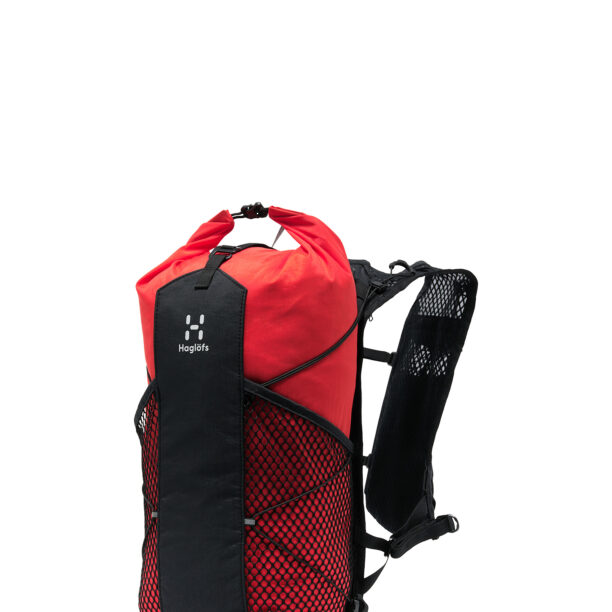 Rucsac drumetie Haglofs L.I.M ZT 14 - true black/zenith red