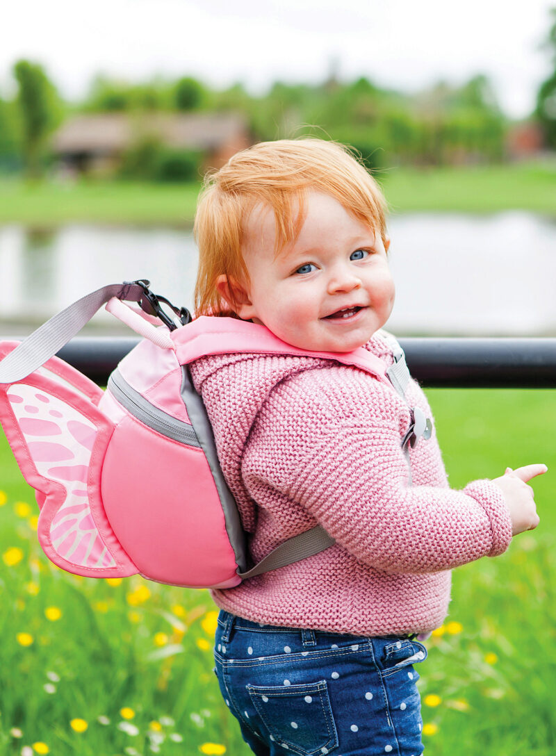 Original Rucsac drumetie copii Littlelife Toddler Backpack - butterfly