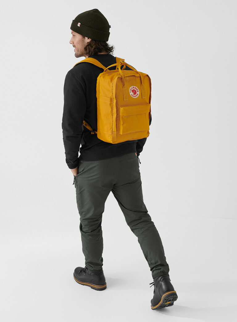 Original Rucsac laptop Fjallraven Kanken Laptop 17 - ochre/ochre