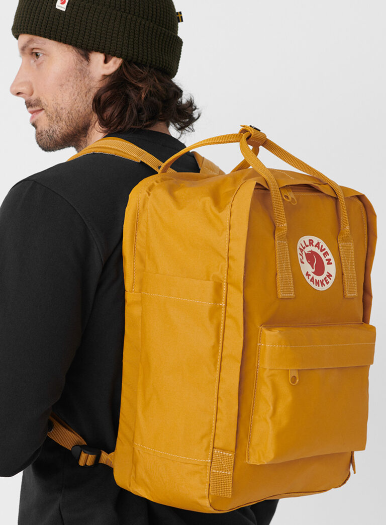 Rucsac laptop Fjallraven Kanken Laptop 17 - ochre/ochre - imagine 6