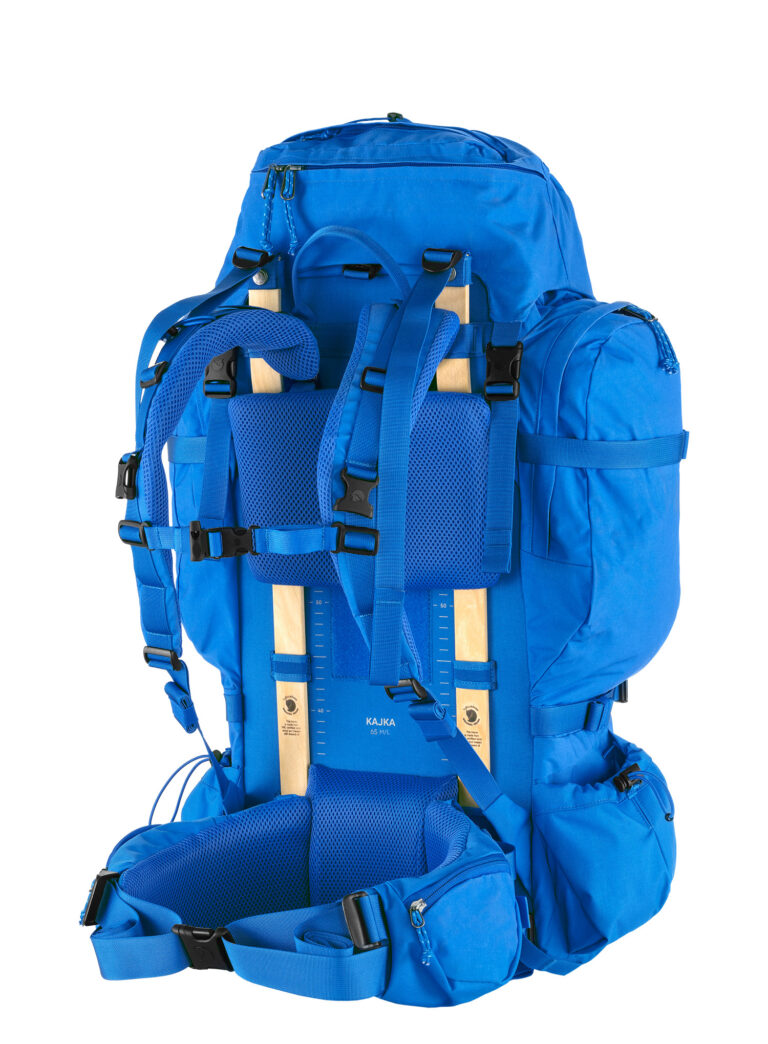 Rucsac trekking Fjallraven Kajka 65 - un blue/blue preţ