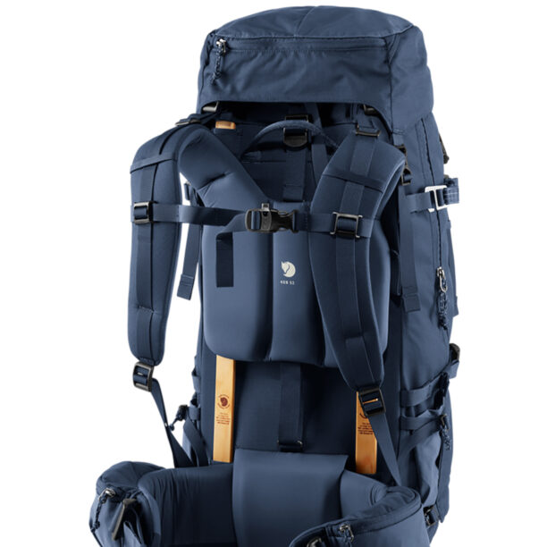 Rucsac trekking Fjallraven Keb 52 - storm/dark navy preţ