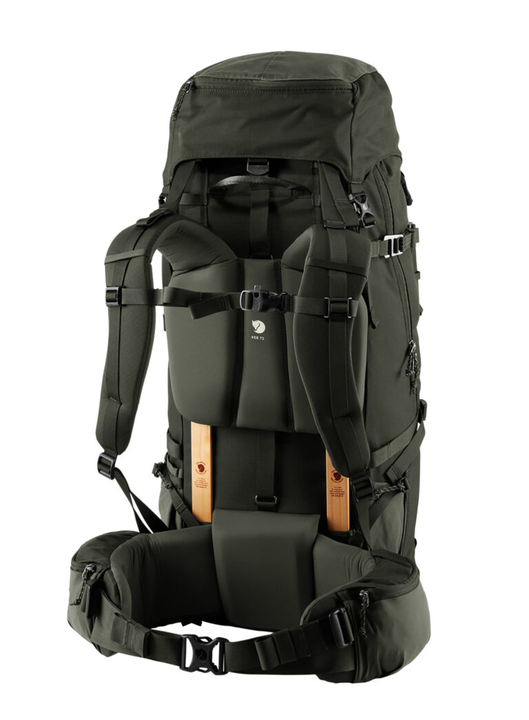 Rucsac trekking Fjallraven Keb 72 - olive/deep forest preţ