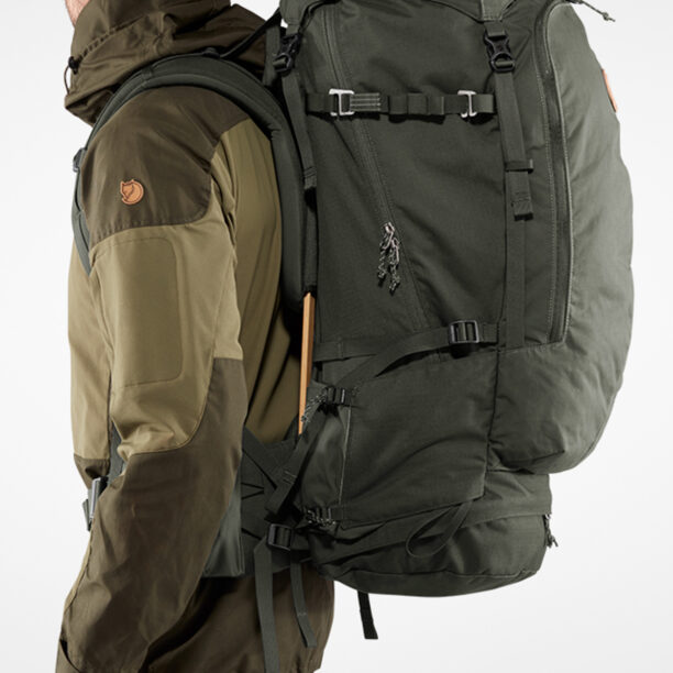 Original Rucsac trekking Fjallraven Keb 72 - olive/deep forest