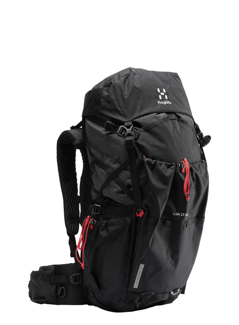 Rucsac trekking Haglofs L.I.M ZT 55 - true black/zenith red