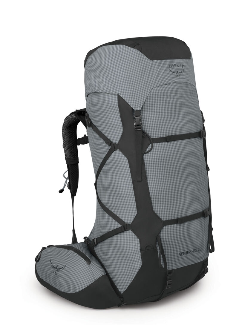 Rucsac trekking Osprey Aether Pro 75  - silver lining