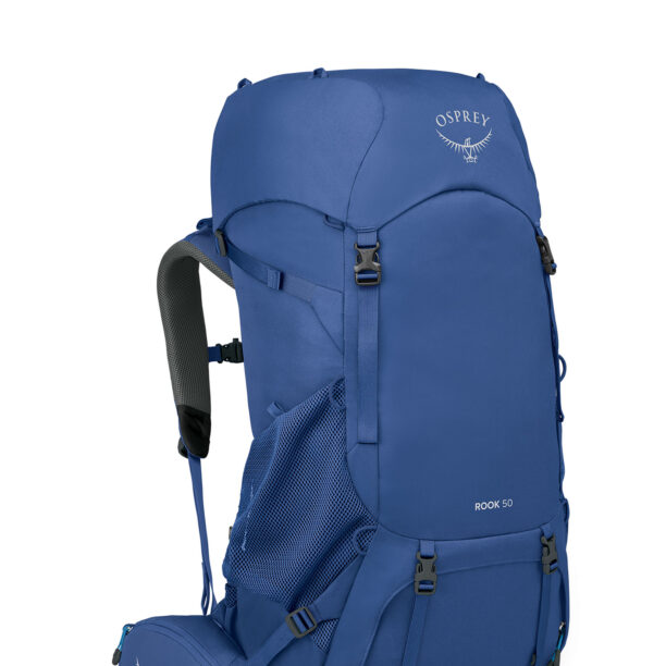 Rucsac trekking Osprey Rook 50 - astology blue/blue flame