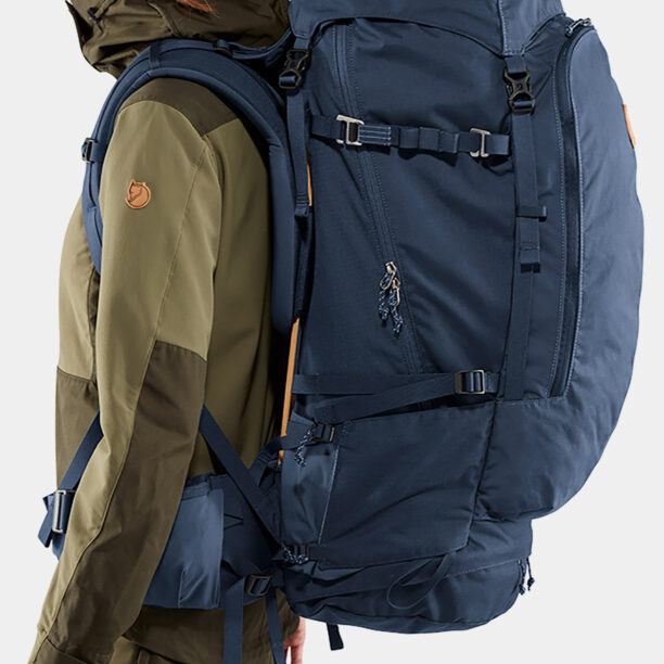 Original Rucsac trekking femei Fjallraven Keb 72 W - storm/dark navy