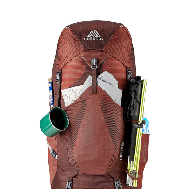 Cumpăra Rucsac trekking femei Gregory Maven 55 - rosewood red