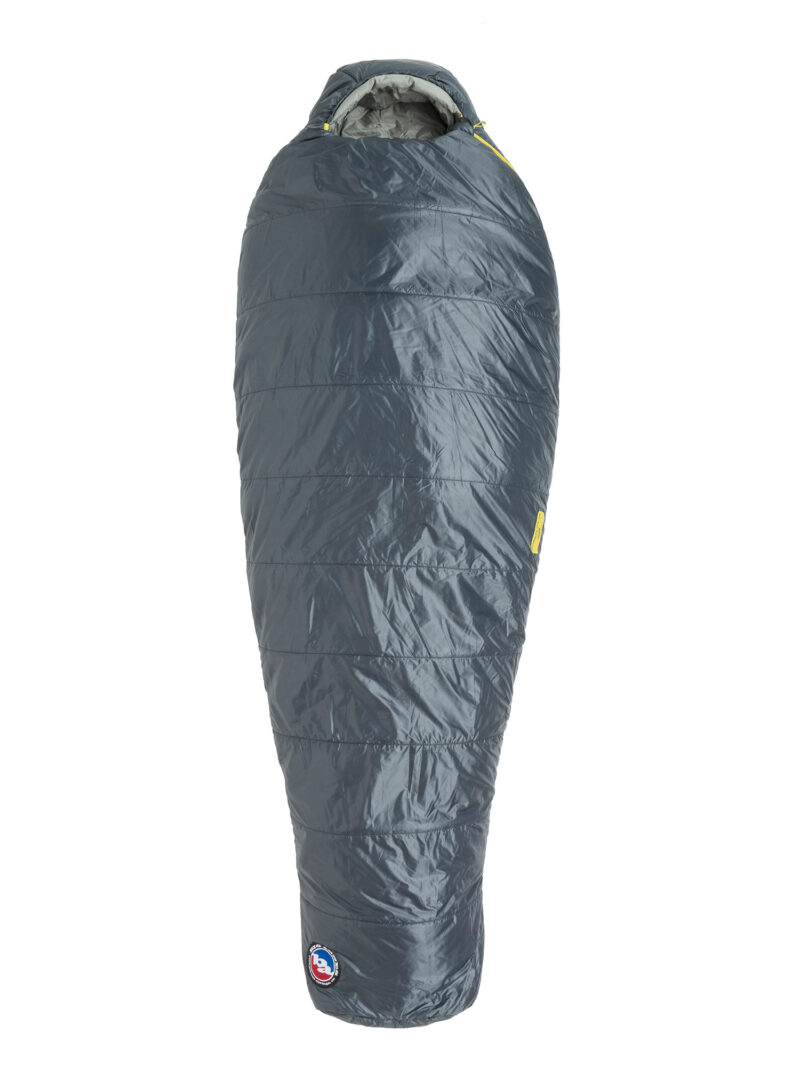 Sac de dormit Big Agnes Anthracite 30 Reg Left (183 cm) - slate