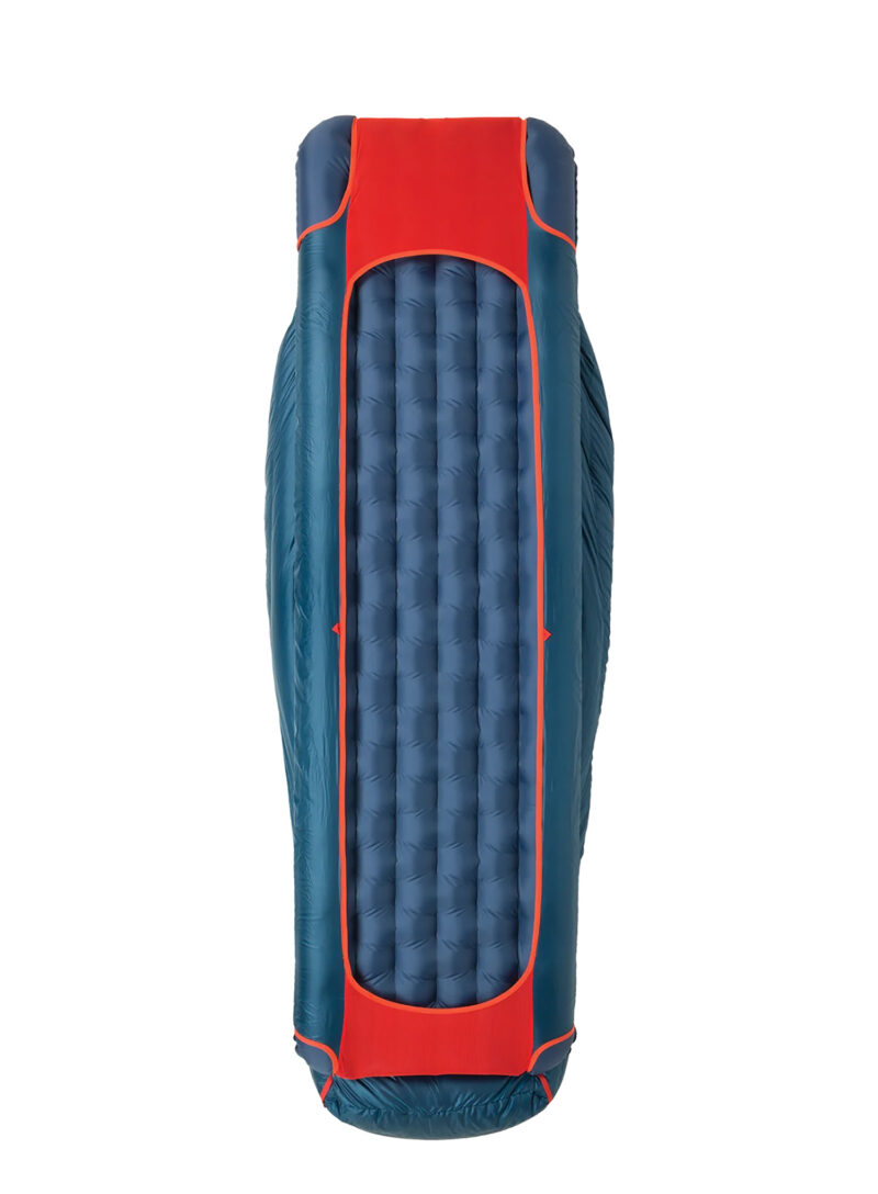 Original Sac de dormit Big Agnes Anvil Horn 15 (183 cm) Regular Left - blue/red