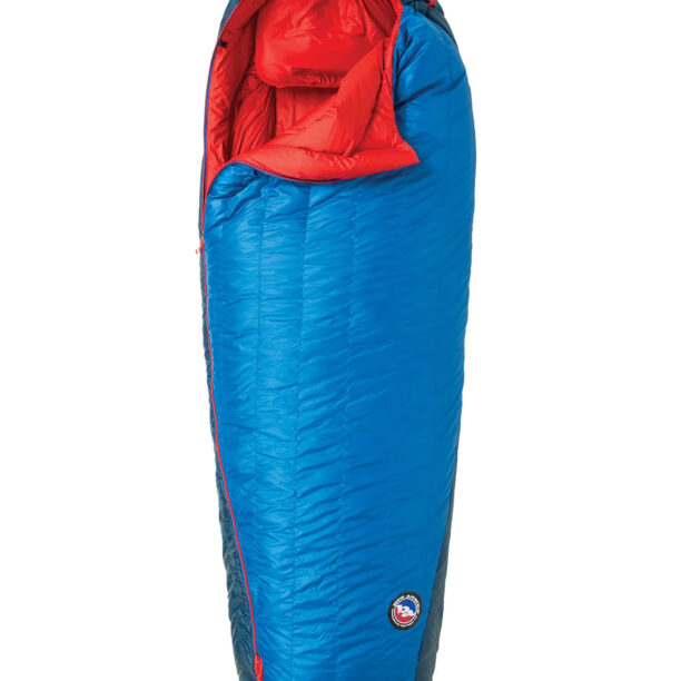 Sac de dormit Big Agnes Anvil Horn 15 (198 cm) Long Left - blue/red preţ