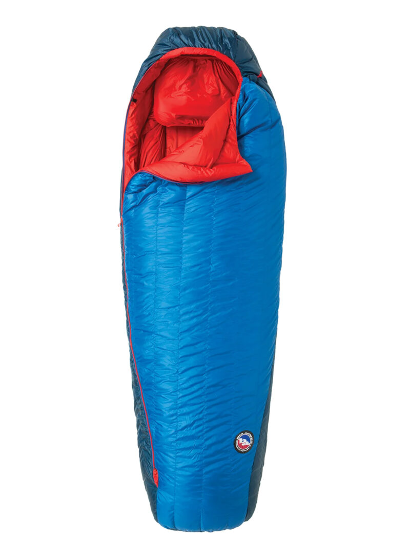 Sac de dormit Big Agnes Anvil Horn 15 (198 cm) Long Left - blue/red preţ