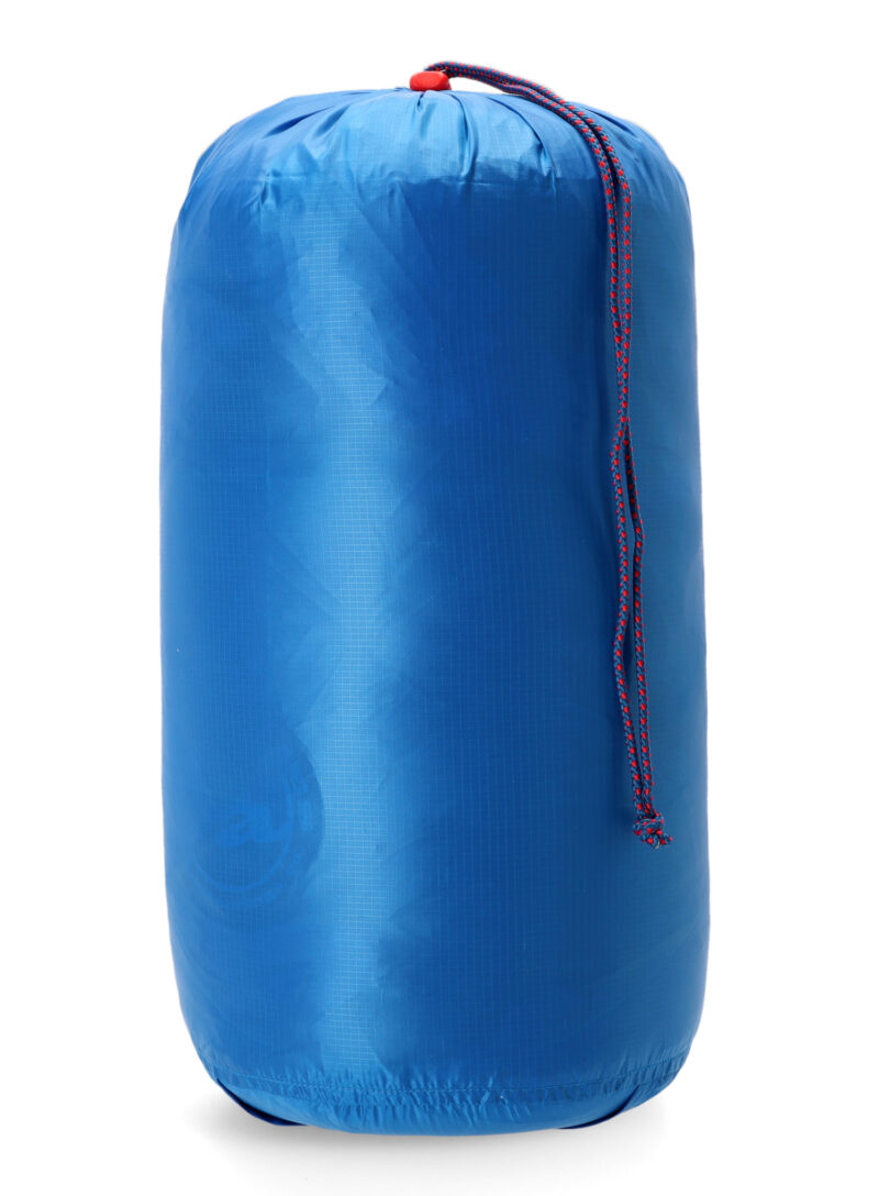 Original Sac de dormit Big Agnes Anvil Horn 30 (183 cm) Regular Left - blue/red